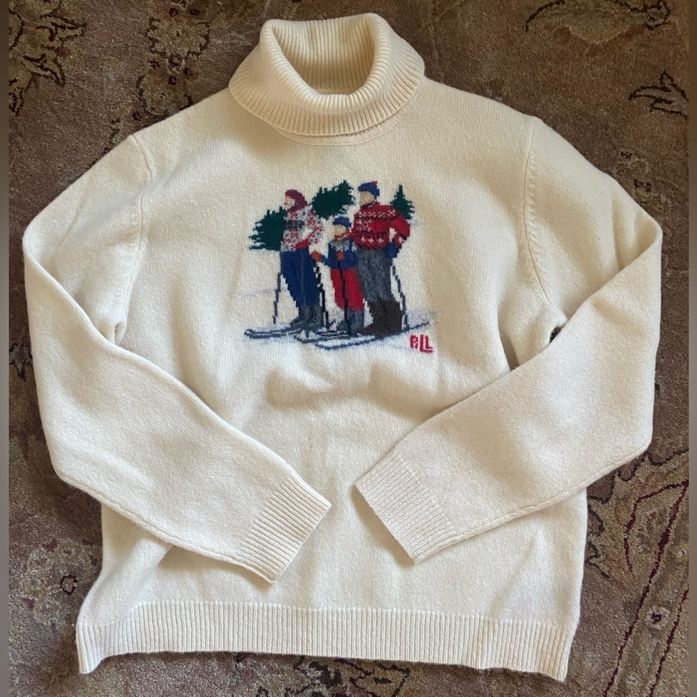Vintage 80s Lauren Ralph Lauren Ski Sweater
